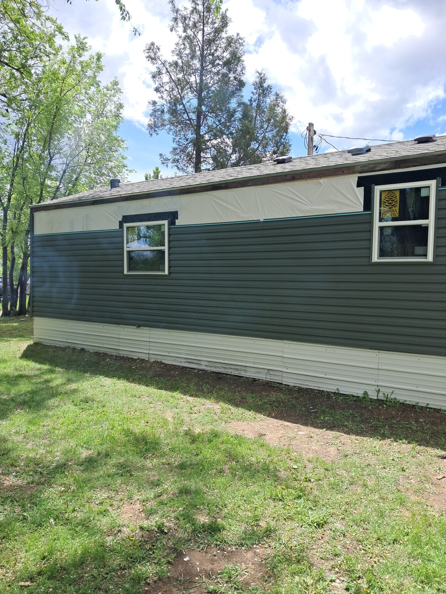 Mobile home siding replacement Billings MT after completion